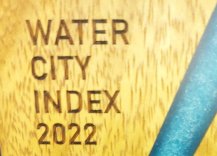 A statue of water City Index.