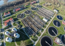 Part of Płaszow Sewage Treatment Plant.